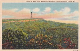 West Bluff Tower White Rock Mountain Ozark National Forest AR Postcard E08 - £5.47 GBP