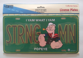 Vintage 2002 Popeye I Yam What I Yam Strong Mn License Plate, New - £10.30 GBP
