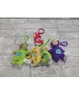 Vtg Teletubbies Po Laa-laa Dipsy Tinky Winky Stuffed Toy Retro Plush Key... - $24.99