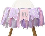 Butterfly Highchair Banner - Pink Purple Butterfly 1St Birthday Decorati... - $26.01