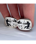 Sterling Mexican circa 1970s Silver Cufflinks, Make offer! - €148,42 EUR