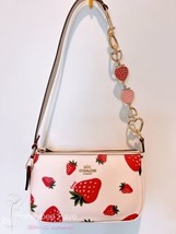 Nwt Coach Nolita 19 With Strawberry Print CH533 + Extended Chain Strawberry - £190.69 GBP