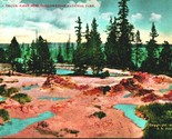 Thumb Paint Pots Yellowstone National Park UNP DB Postcard Ed Mitchell E5 - £5.41 GBP