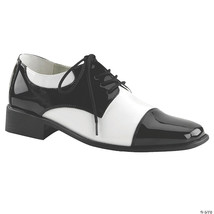 SHOE OXFORD BK AND WT MEN LG - $76.22