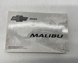 2010 Chevrolet Malibu Owners Manual Handbook OEM H04B18003 - £32.36 GBP