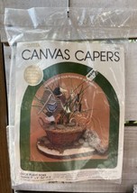 NIP Vintage Leisure Arts Canvas Capers Duck Plant 2 Pokes 1 Kit # 336 US... - £11.47 GBP