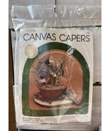 NIP Vintage Leisure Arts Canvas Capers Duck Plant 2 Pokes 1 Kit # 336 US... - $20.06 CAD