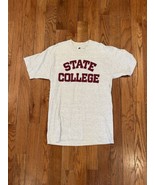 Vintage 80s Retro Penn Pennsylvania State College T-Shirt Shirt Adult La... - $58.40