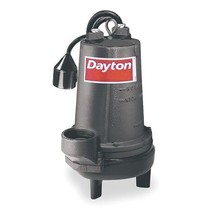 Dayton 4Le23 2 Hp 3&quot; Auto Submersible Sewage Pump 230V Tether - £1,744.18 GBP