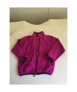 London Fog Womens Medium Pink Jacket Soft Fleece Zippered Full Zip Pockets - $42.39 CAD