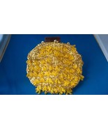 Beaded Sequined Gold Tone Clutch - $8.20 CAD