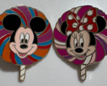 Lot 2008 Mickey Minnie Mouse LE Disney Pin WDW Lollipop Tin Mystery Pins - £11.86 GBP