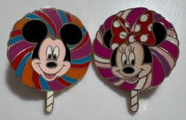 Lot 2008 Mickey Minnie Mouse LE Disney Pin WDW Lollipop Tin Mystery Pins - £11.64 GBP