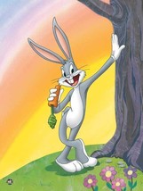 Warner Bros. &quot;CLASSIC BUGS&quot; Bugs Bunny Eating a Carrot Animation Giclee Gift - £196.13 GBP