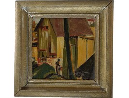 1912 Josef J Brabender Impressionism Oil on Board - £387.17 GBP