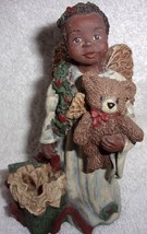Sarah’s Attic Heavenly Giving African American Angel Figure Limited Edit... - $9.99