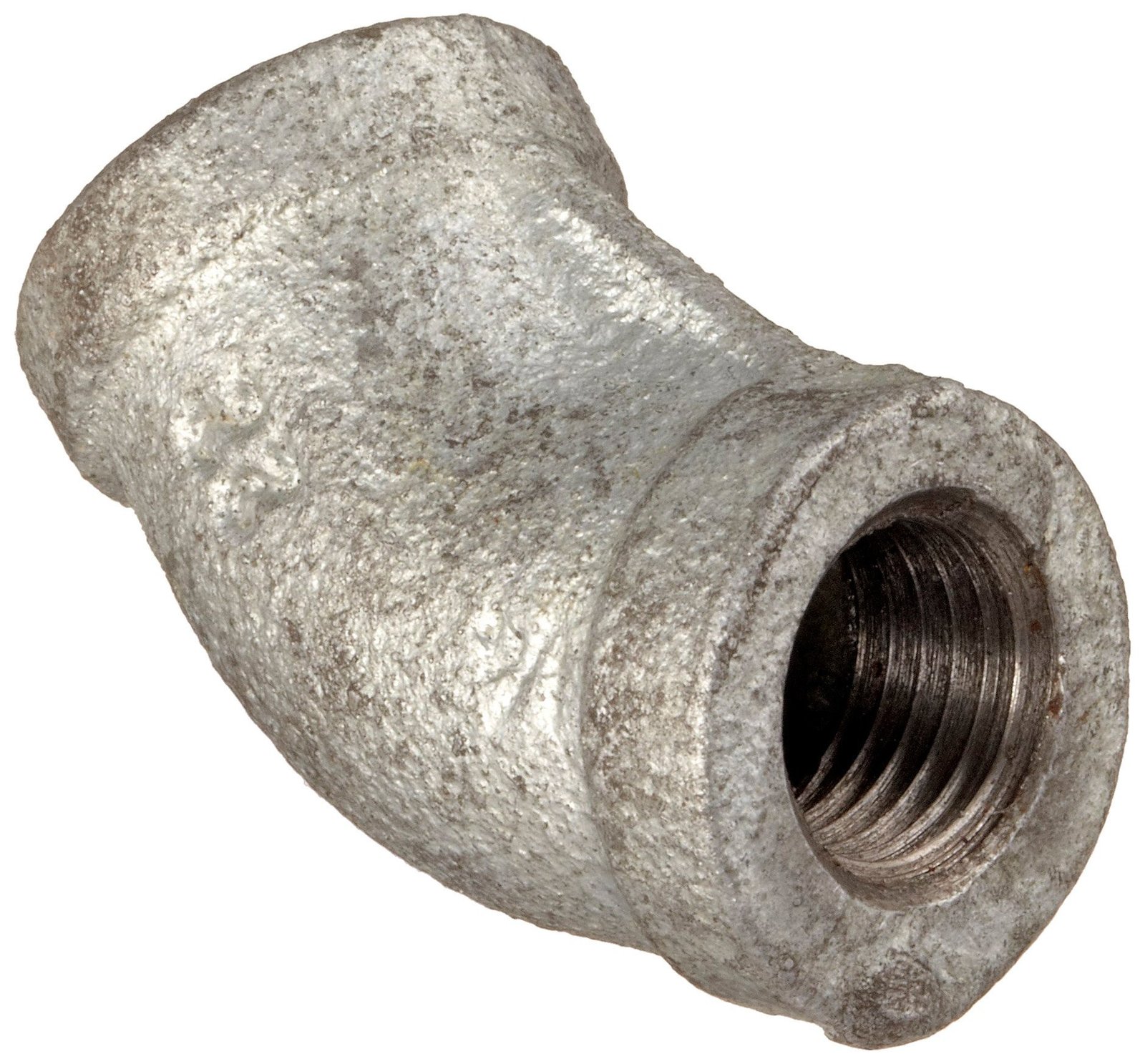 Anvil 8700126504, Malleable Iron Pipe Fitting, 45 Degree Elbow, 1/4&quot; NPT... - $18.51+