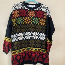 Kitty Hawk By Vivian Wang Vintage Brightly Colored Sweater Size Large - £24.74 GBP