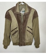 Vintage Outdoor Exchange Men’s Leather Brown Jacket Size Small - $61.11 CAD