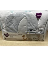 Parents Choice Gray/Teal Elephants Stars 3 Piece Nursery Set Comforter S... - €34,20 EUR