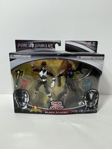 Black Ranger Then &amp; Now Power Rangers MMPR Figures - £23.35 GBP