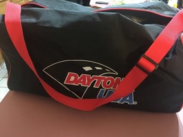 Daytona USA MBNA Motorsport Canvas Duffle Bag Black with Red Straps - £16.79 GBP
