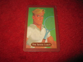 1993 - 13 Dead End Drive Board Game Piece: The Tennis Coach Portrait Card - $1.00