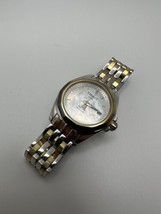 Tissot 1853 PRC 100 Mother Of Pearl Face Tow Tone Ladies Wrist Watch T008010A 6” - £110.79 GBP