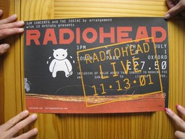 Radiohead Poster Promo Live from South Park Oxford Album - $91.17