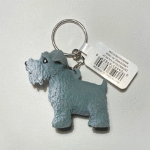Squishy Grey Schnauzer Dog Keychain - Keyring - Giggle In Enjoyment With This! - £2.33 GBP