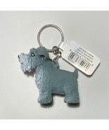 Squishy Grey Schnauzer Dog Keychain - Keyring - Giggle In Enjoyment With... - £2.33 GBP