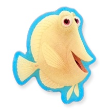 Finding Nemo Disney Carrefour Pin: Bubbles, Yellow Tang Fish - $12.90