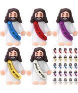 25 Pcs Little Jesus Figures Original Design Jesus Love You Mini Rubber J... - £13.11 GBP