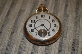 Elgin Gold Plated Pocket Watch, 21 jewels, works fine, 1898, Rare, Model 7 - £359.71 GBP