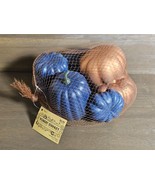 7 PC Packaged Pumpkins Robert Stanley Signature Collection Navy/Copper - $13.35 CAD