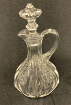 Glass Cruet/ Decanter With Stopper And Handle - $16.16
