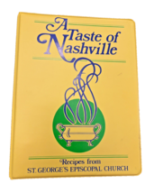Cookbook Taste of Nashville Tennessee St. Georgie Episcopal Church Recipes Vtg - £18.36 GBP