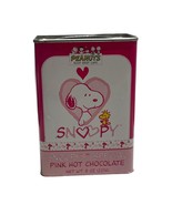 Peanuts Snoopy Special Pink Hot Chocolate Tin 8 oz Sealed 2007 Collectible - $518.98 MXN
