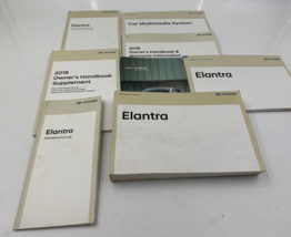 2018 Hyundai Elantra Owners Manual Handbook Set OEM C04B02045 - £50.35 GBP