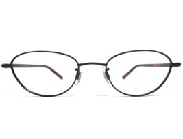 Oliver Peoples Eyeglasses Frames OP-634 BK Black Red Round Full Rim 45-18-145 - £110.57 GBP