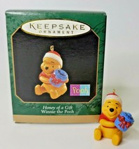 1997 Hallmark Keepsake Miniature Ornament Winnie the Pooh Honey Gift U52/4255 - £8.04 GBP