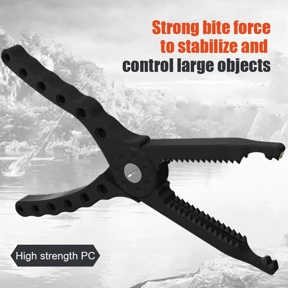 Plastic Fish Lip Grabber Plier Controller Grip Tackle Holder Clamp Portable - £15.79 GBP