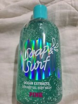 Pink Victoria&#39;s Secret Soap&amp;Surf Ocean Extracts Scrubby Gel Body Wash. - £18.08 GBP