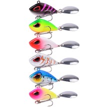 6pcs/Set  Mini VIB With Spoon Fishing Lure 6g-22g Fishing Tackle Pin Crankbait V - £51.70 GBP