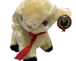 Vintage Dakin and Company Little Lamb with Tag 5 in Plastic Flat Eyes - $23.14