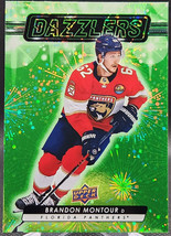 2023-24 Upper Deck Dazzlers Brandon Montour #DZ-27 Green Florida Panthers - $2.49