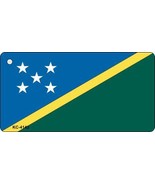 Solomon Islands Flag Novelty Metal Key Chain - £9.54 GBP