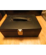 Metal Cash Box, 11-Inch Black, Money Tray and Key Lock, Ideal for Safe S... - $19.79