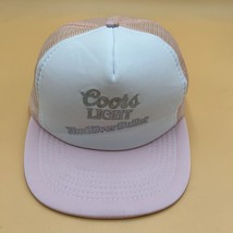 VTG 80s 90s Coors Light The Silver Bullet Pink Snapback Hat Mesh Basebal... - $18.23