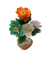 Vintage Acrylic Lucite Flower Bouquet Celadon Pot Hong Kong Plastic Tree... - £19.38 GBP